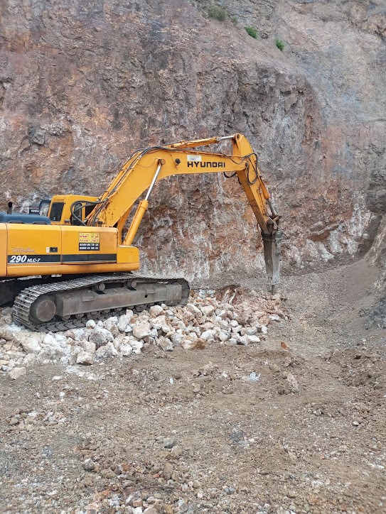 Extraction — Sarl Sobar, baryte mine Sidi Semiane 2