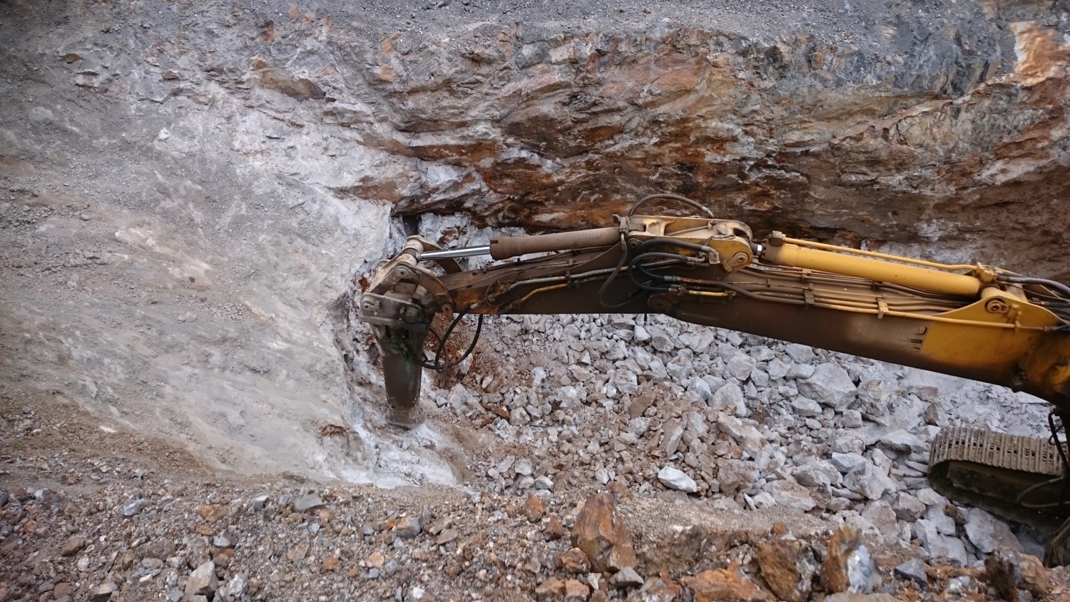 Extraction — Sarl Sobar, baryte mine Sidi Semiane 3